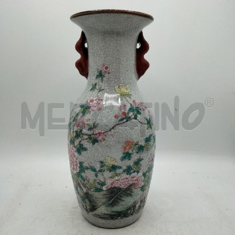 VASO ORIENTALE DEC FIORI MAN RSS | Mercatino dell'Usato Roma viale tirreno 1