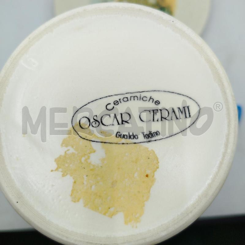 VASO+PIATTO OSCAR CERAMI GUALDO TADINO | Mercatino dell'Usato Roma viale tirreno 4