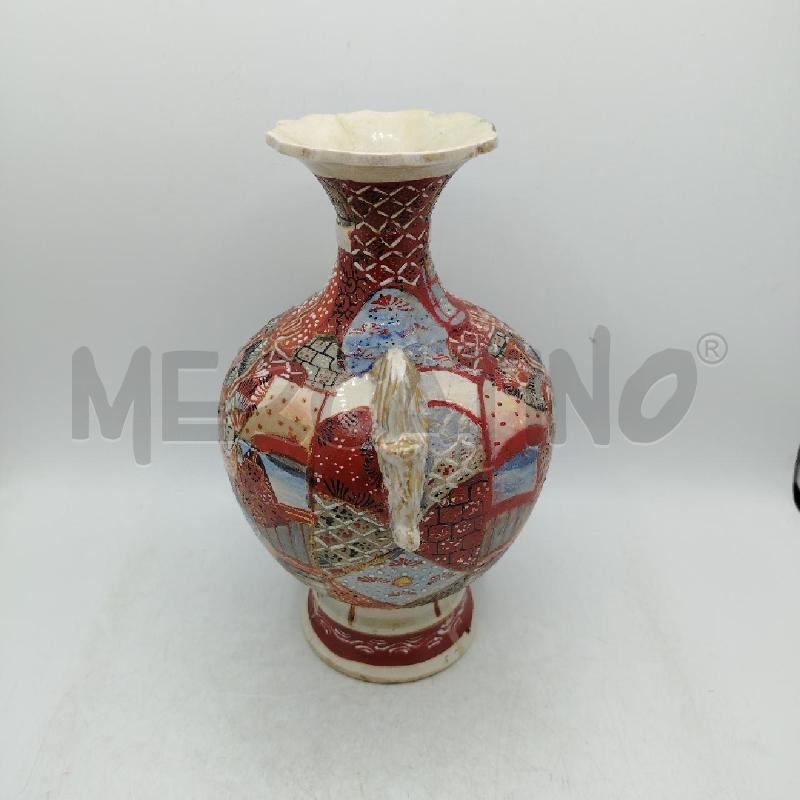 VASO SATSUMA DEC ROSSO MANICI DEC DA RIV | Mercatino dell'Usato Roma viale tirreno 2