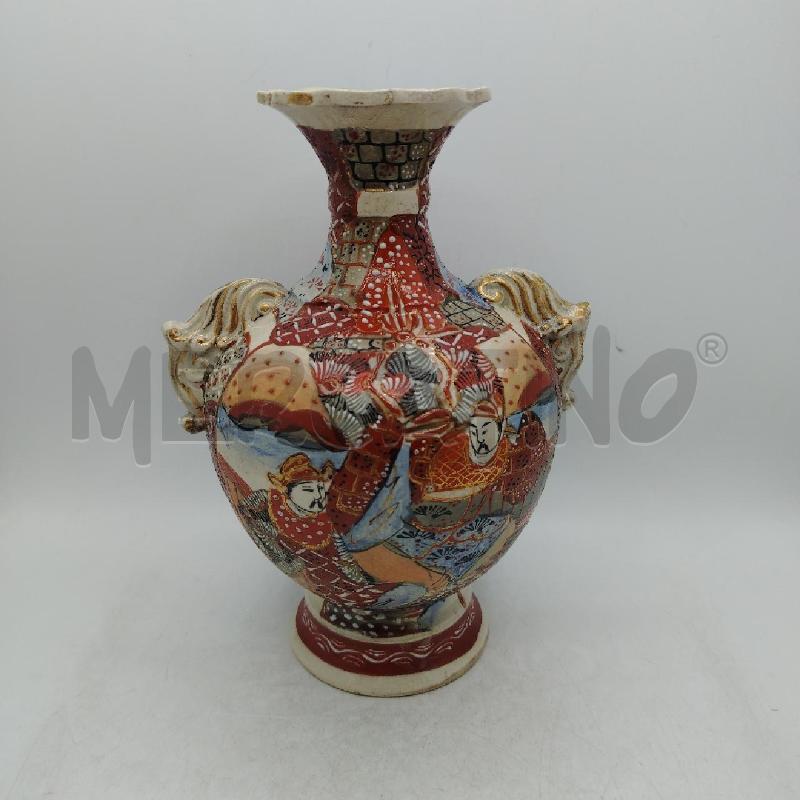 VASO SATSUMA DEC ROSSO MANICI DEC DA RIV | Mercatino dell'Usato Roma viale tirreno 3