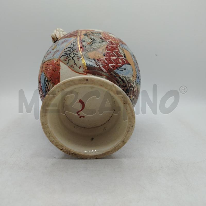 VASO SATSUMA DEC ROSSO MANICI DEC DA RIV | Mercatino dell'Usato Roma viale tirreno 4