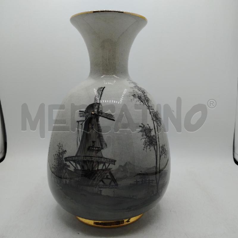 VASO SFUMATURE GRIGE ALBERO COLLINA RIGO ORO | Mercatino dell'Usato Roma viale tirreno 1