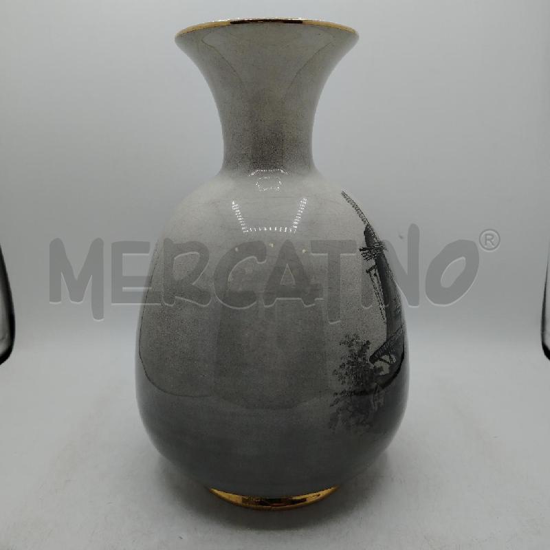 VASO SFUMATURE GRIGE ALBERO COLLINA RIGO ORO | Mercatino dell'Usato Roma viale tirreno 2