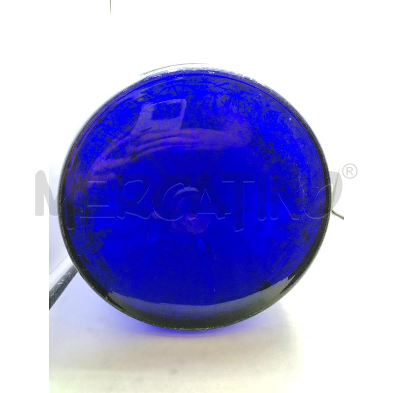 VASO VETRO MURANO BLU | Mercatino dell'Usato Roma viale tirreno 4