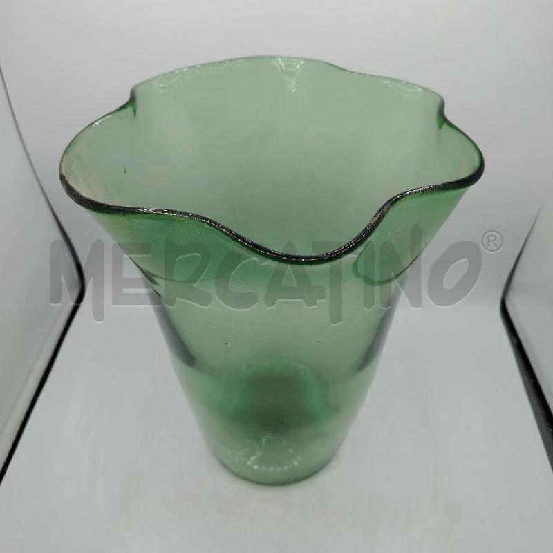 VASO VETRO VERDE MAN EMPOLI | Mercatino dell'Usato Roma viale tirreno 2