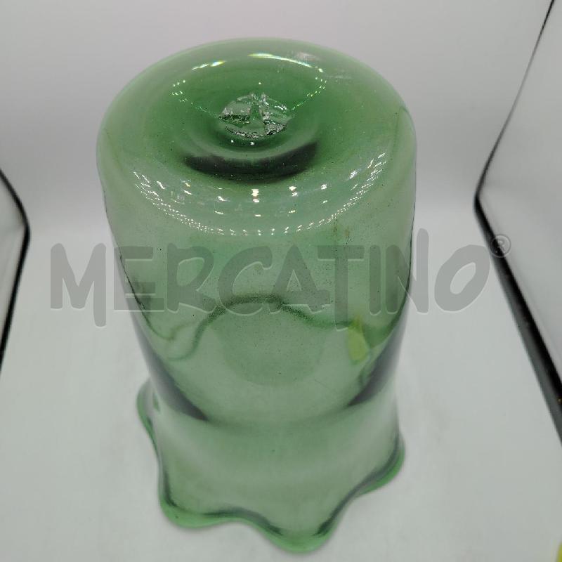 VASO VETRO VERDE MAN EMPOLI | Mercatino dell'Usato Roma viale tirreno 4
