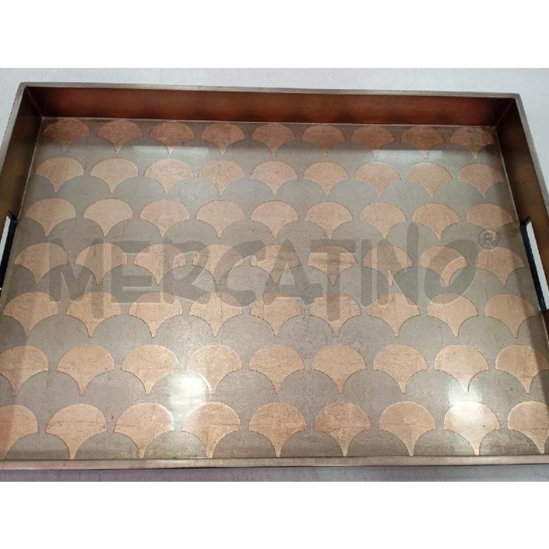 VASSOIO ART DECO' ORO | Mercatino dell'Usato Roma viale tirreno 1