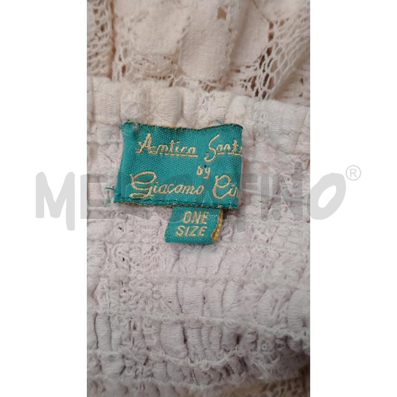 VESTITO D ANTICA SARTORIA BY GIACOMO CINQUE BE PIZZO APLLICAZIONI COL | Mercatino dell'Usato Roma viale tirreno 4