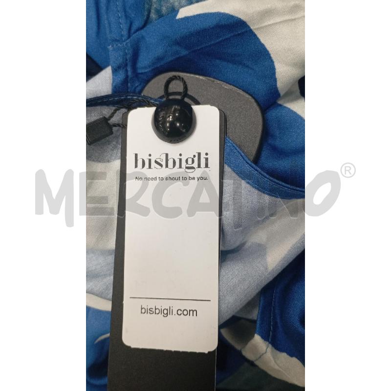 VESTITO D BISBIGLI FANT FIORI BI BL CE  | Mercatino dell'Usato Roma viale tirreno 4