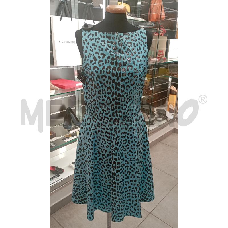VESTITO D BLUMARINE TURCHESE MACUKLATO | Mercatino dell'Usato Roma viale tirreno 1