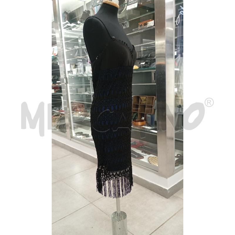 VESTITO D CARLO PIGNATELLI JOLIE BL PETTO NE  | Mercatino dell'Usato Roma viale tirreno 3