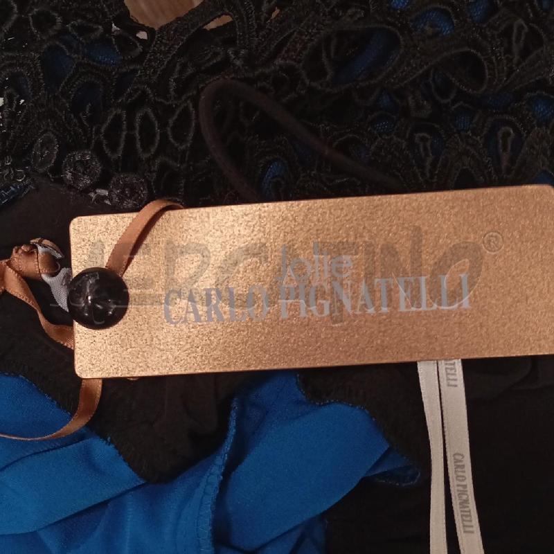 VESTITO D CARLO PIGNATELLI JOLIE BL PETTO NE  | Mercatino dell'Usato Roma viale tirreno 5