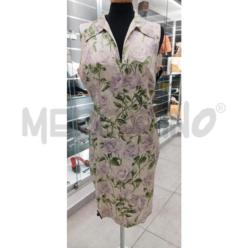 VESTITO D DOLCE&GABBANA PANNA FANTASIA FLOREALE | Mercatino dell'Usato Roma viale tirreno 1