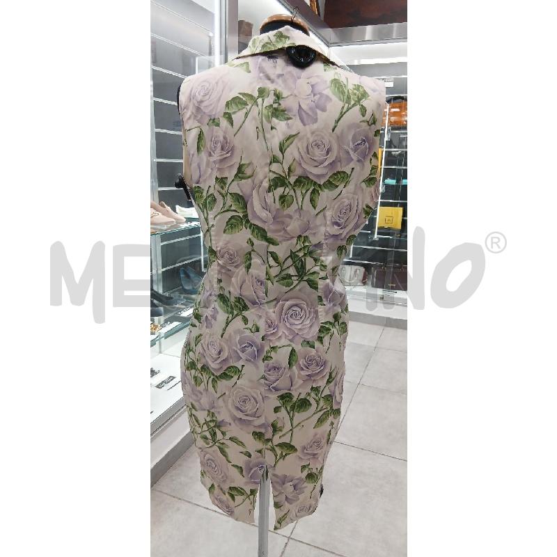 VESTITO D DOLCE&GABBANA PANNA FANTASIA FLOREALE | Mercatino dell'Usato Roma viale tirreno 2