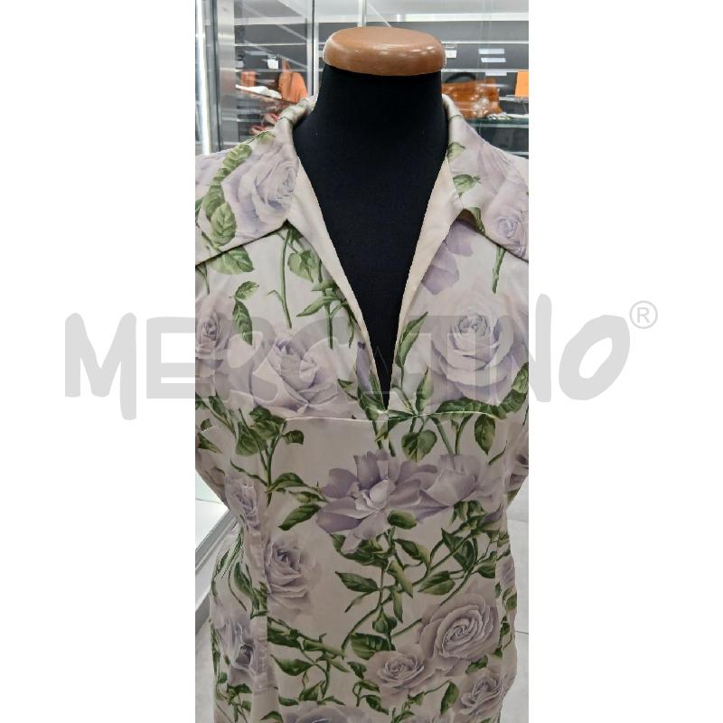 VESTITO D DOLCE&GABBANA PANNA FANTASIA FLOREALE | Mercatino dell'Usato Roma viale tirreno 3