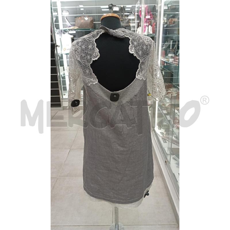 VESTITO D ELISA CAVALLETTI GR MANICHE PIZZO BI  | Mercatino dell'Usato Roma viale tirreno 2
