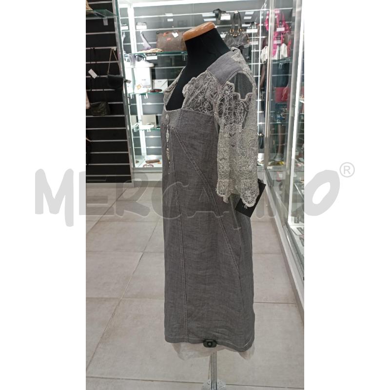 VESTITO D ELISA CAVALLETTI GR MANICHE PIZZO BI  | Mercatino dell'Usato Roma viale tirreno 3