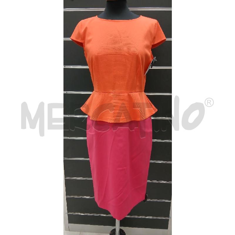 VESTITO D EMME MARELLA ARANCIONE/ROSA | Mercatino dell'Usato Roma viale tirreno 1