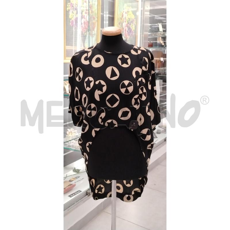VESTITO D FENDI 365  NERO BEIGE  | Mercatino dell'Usato Roma viale tirreno 1