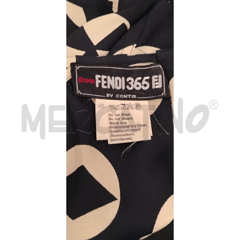 VESTITO D FENDI 365  NERO BEIGE  | Mercatino dell'Usato Roma viale tirreno 5