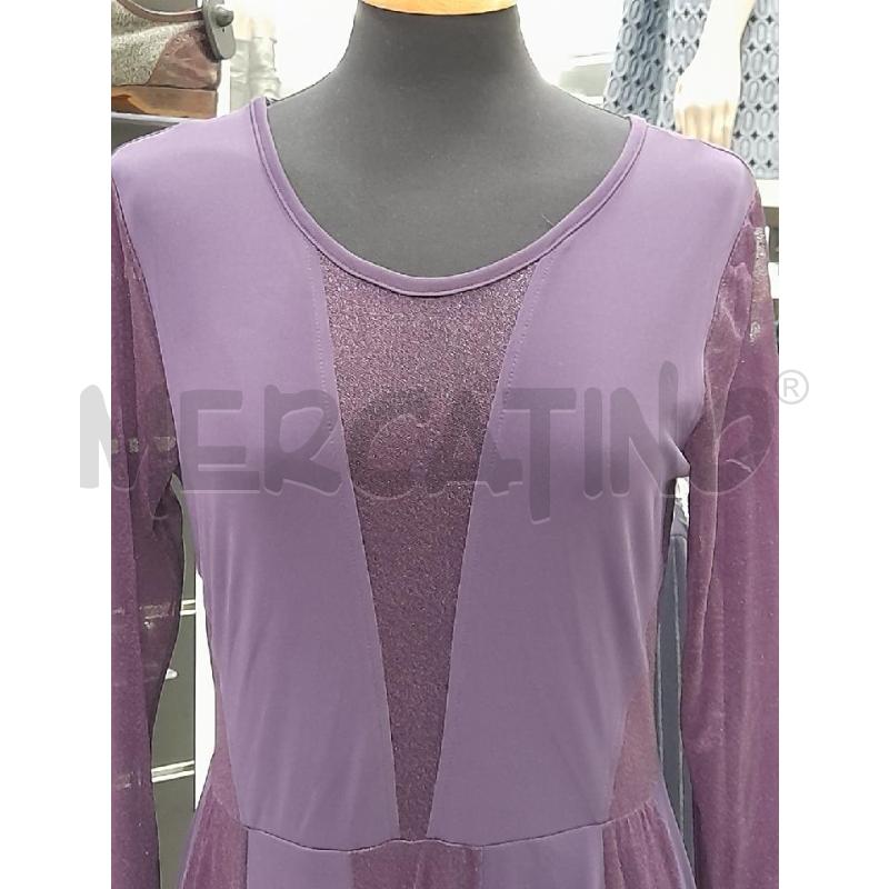 VESTITO D GRETHA VI LUNGO PARTI GLITTER  | Mercatino dell'Usato Roma viale tirreno 3