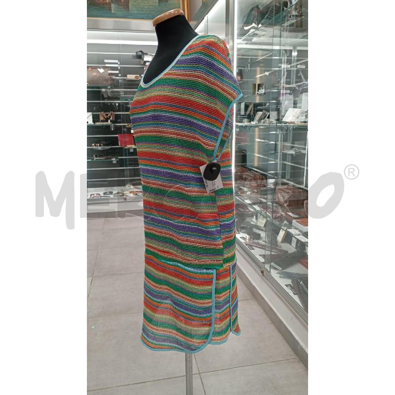 VESTITO D JULIE RIGHE MULTICOL  | Mercatino dell'Usato Roma viale tirreno 3