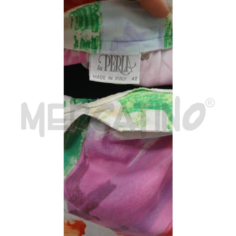 VESTITO D LA PERLA MAN CORTE FLOREALE COL | Mercatino dell'Usato Roma viale tirreno 4
