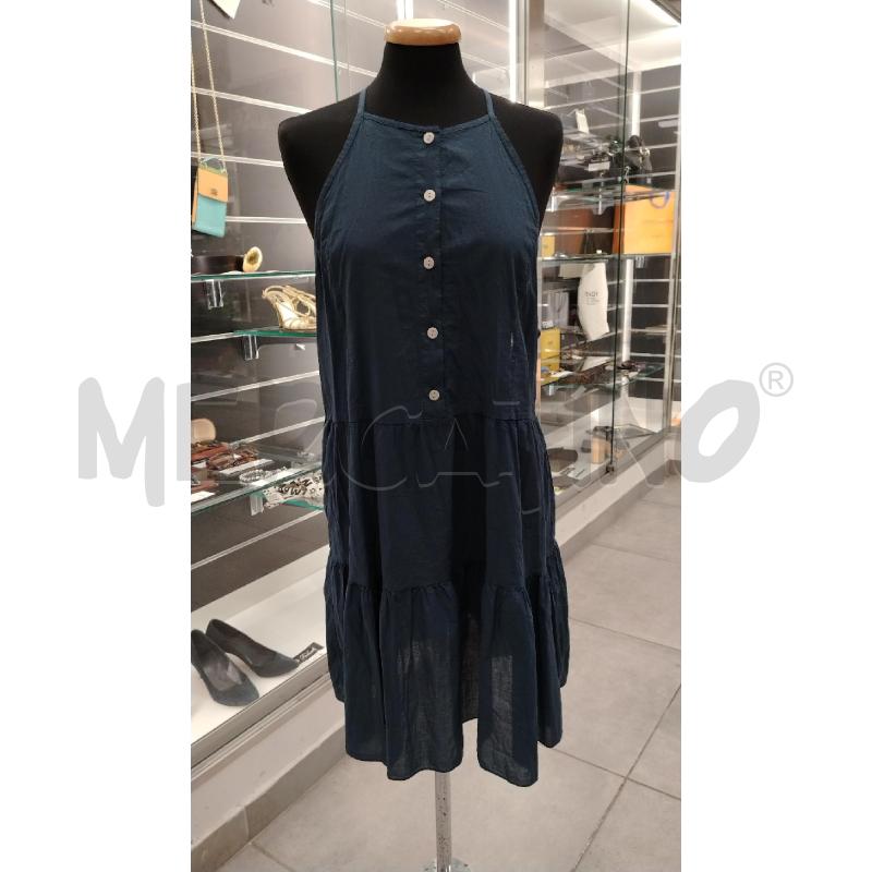 VESTITO D LE STREGHE BL SCURO BOTT FRONT  | Mercatino dell'Usato Roma viale tirreno 1