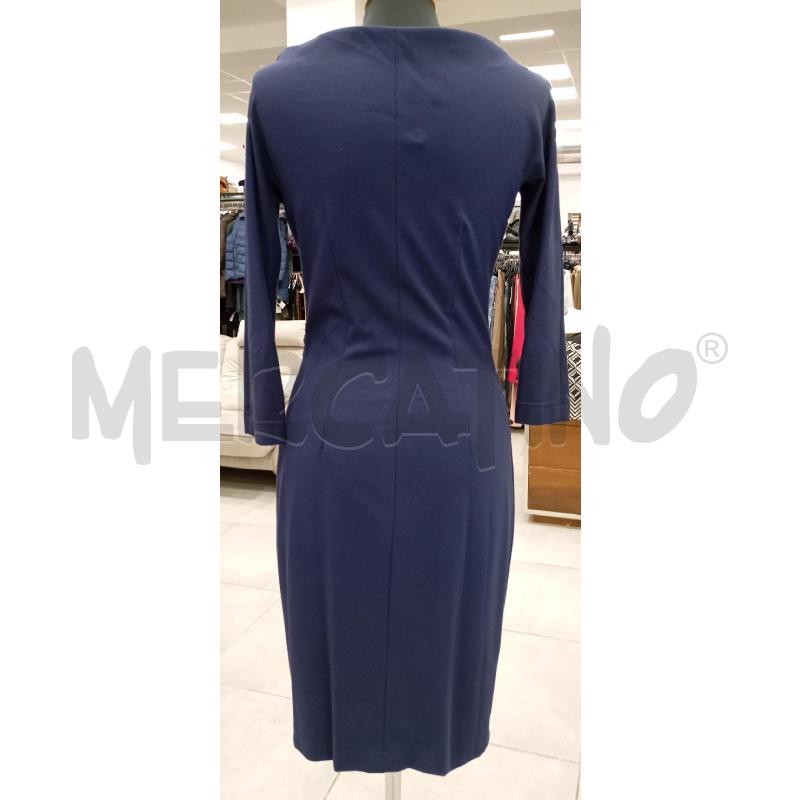 VESTITO D LUISA SPAGNOLI BL SCOLLO V  | Mercatino dell'Usato Roma viale tirreno 3