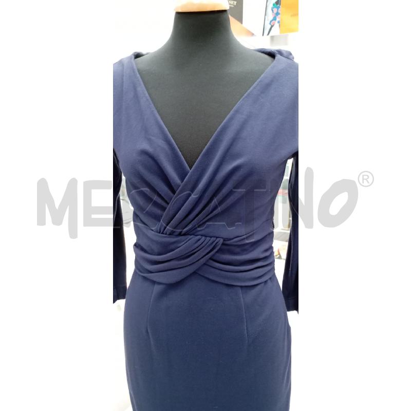VESTITO D LUISA SPAGNOLI BL SCOLLO V  | Mercatino dell'Usato Roma viale tirreno 4