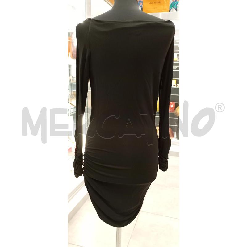 VESTITO D LUISA SPAGNOLI NE MANICHE ARRICCIATE  | Mercatino dell'Usato Roma viale tirreno 4