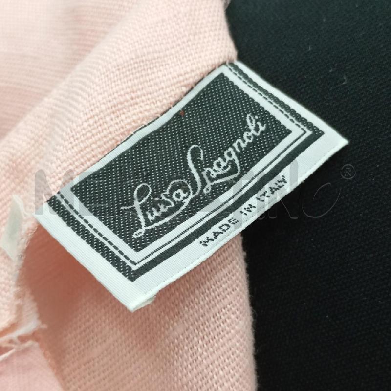 VESTITO D LUISA SPAGNOLI ROSA FIOCCHETTO BIANCO | Mercatino dell'Usato Roma viale tirreno 4