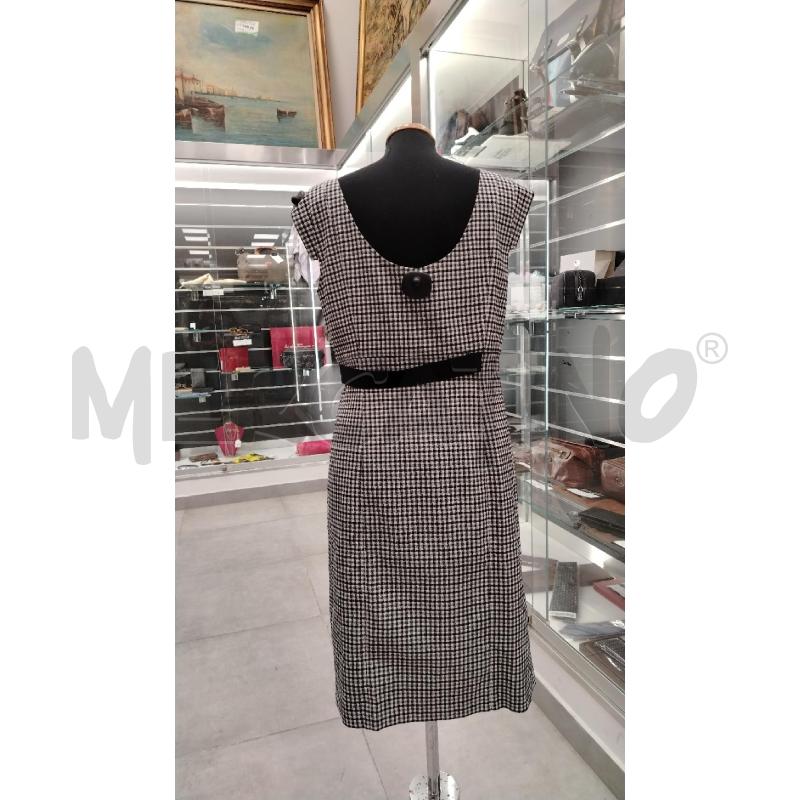 VESTITO D MAX & CO QUADRATINI BI NE  | Mercatino dell'Usato Roma viale tirreno 2