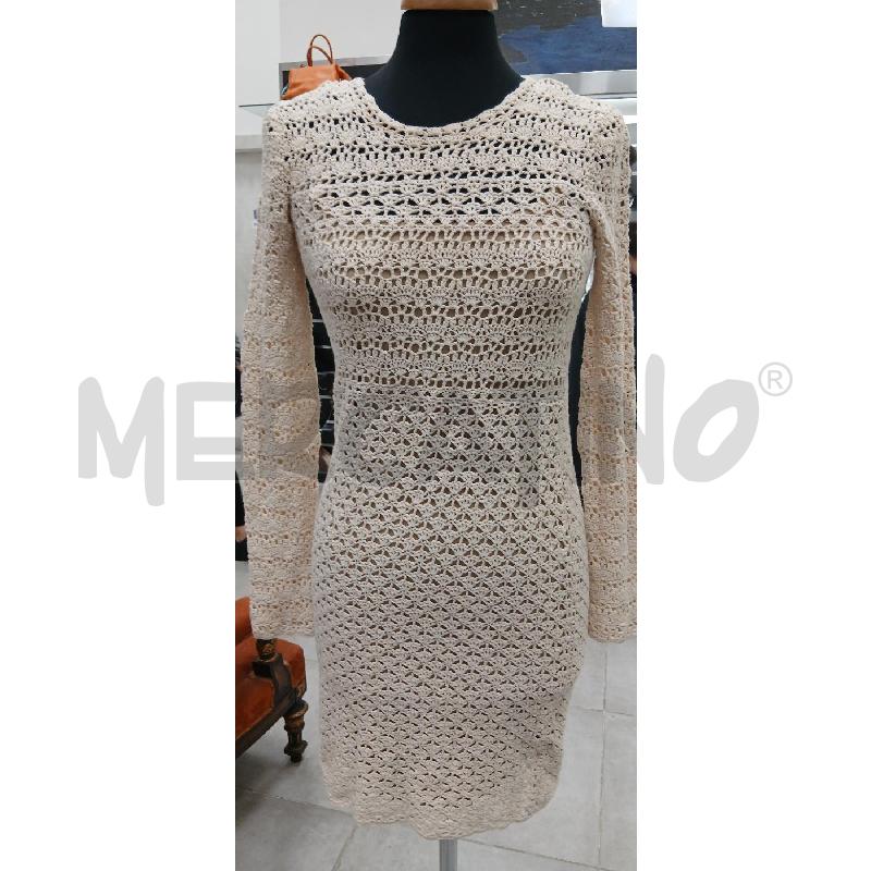 VESTITO D MICHAEL KORS BEIGE MAGLINA 100%COTONE  | Mercatino dell'Usato Roma viale tirreno 1