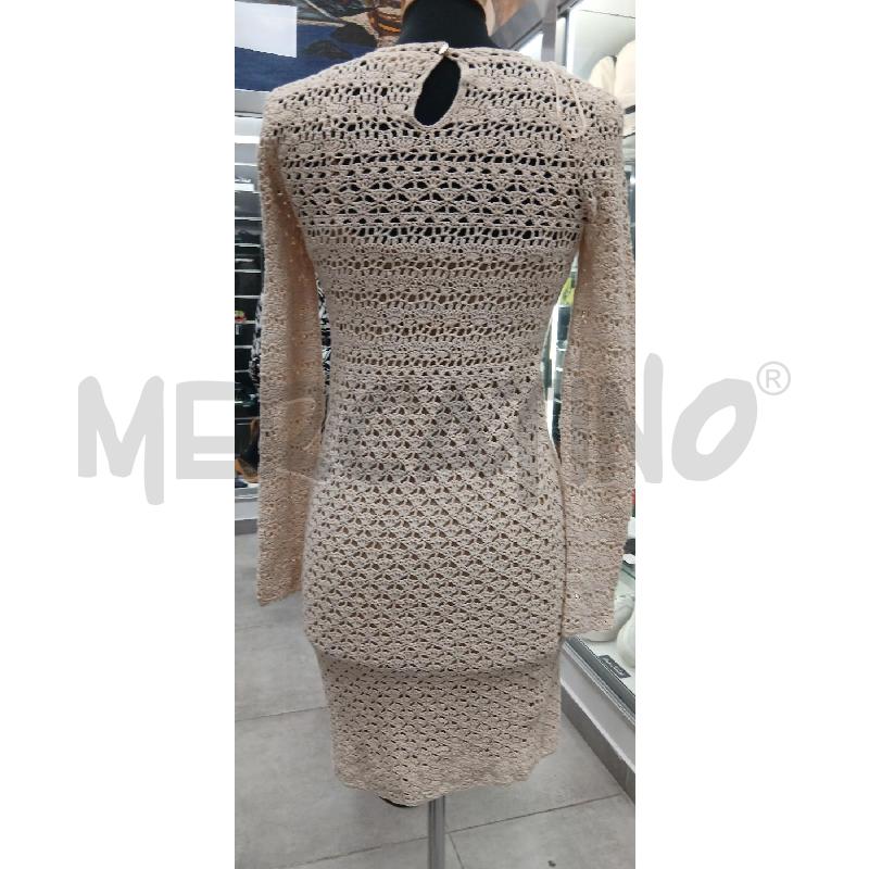 VESTITO D MICHAEL KORS BEIGE MAGLINA 100%COTONE  | Mercatino dell'Usato Roma viale tirreno 2