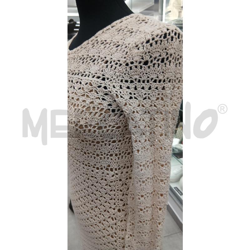 VESTITO D MICHAEL KORS BEIGE MAGLINA 100%COTONE  | Mercatino dell'Usato Roma viale tirreno 3
