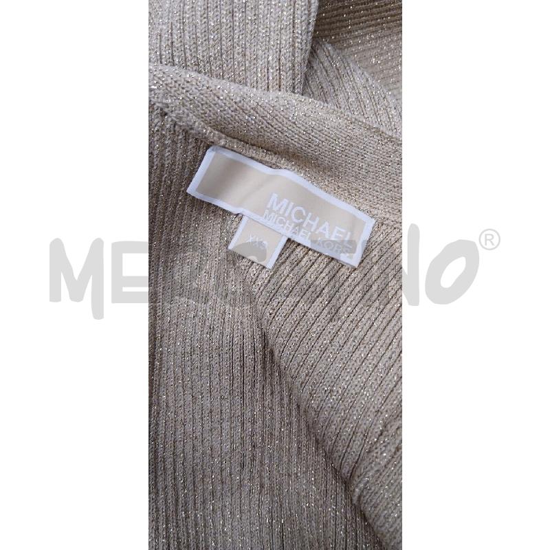 VESTITO D MICHAEL KORS DORATO GLITTERATO  | Mercatino dell'Usato Roma viale tirreno 4