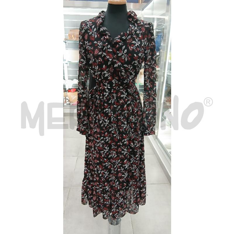 VESTITO D MICHAEL KORS NERO FANTASIA FLOREALE PORTAFOGLIO  | Mercatino dell'Usato Roma viale tirreno 1