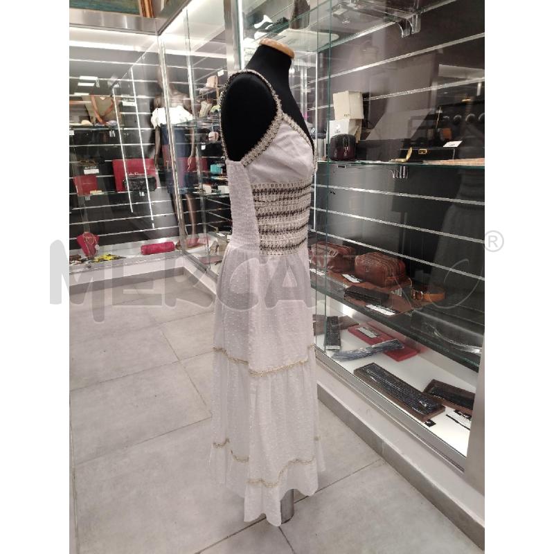 VESTITO D MISS BIKINI LUXE BI LUNGO BRETELLE FRONT GR BL GLITTER | Mercatino dell'Usato Roma viale tirreno 3