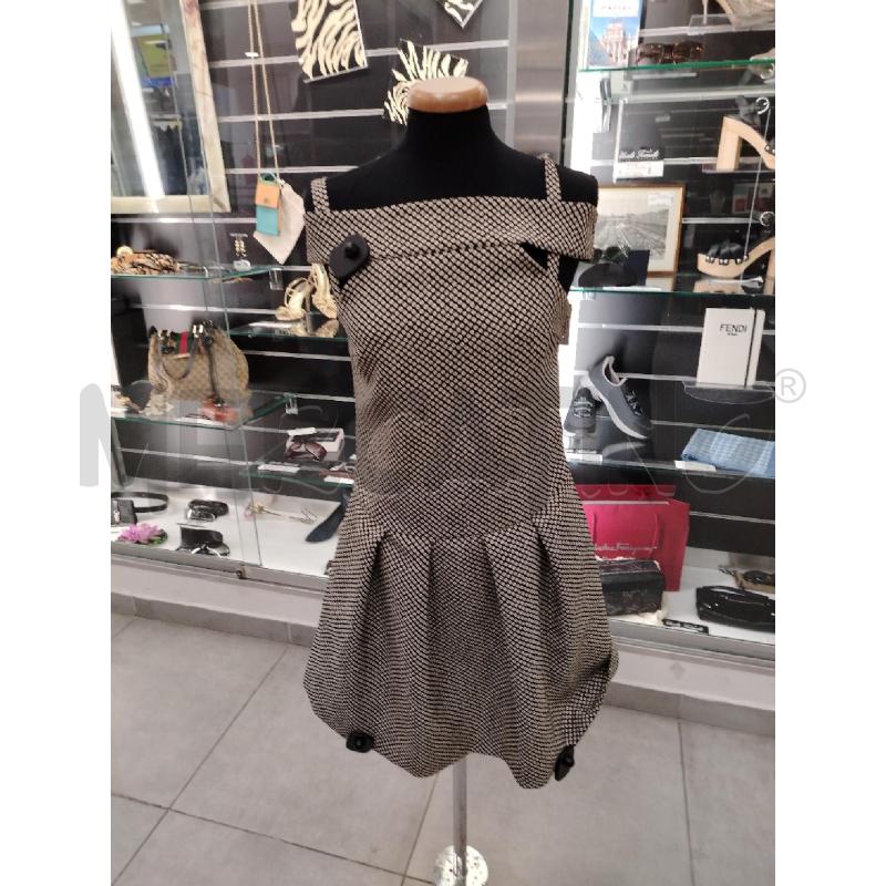 VESTITO D PATRIZIA PEPE NE ROMBI BE AMPIO CORTO | Mercatino dell'Usato Roma viale tirreno 1