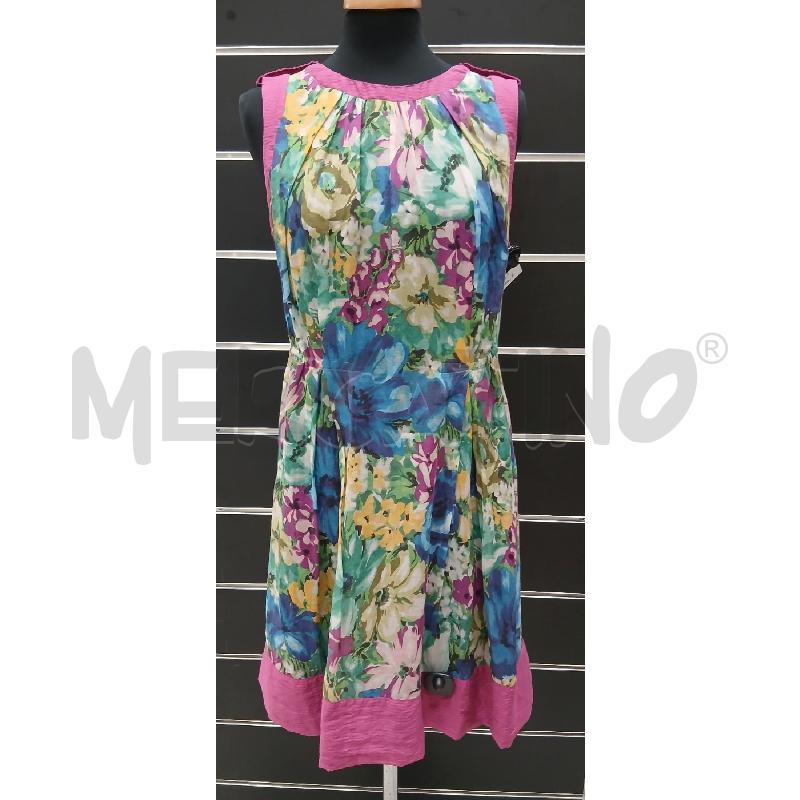 VESTITO D PENNYBLACK ROSA FANTASIA FLOREALE | Mercatino dell'Usato Roma viale tirreno 1