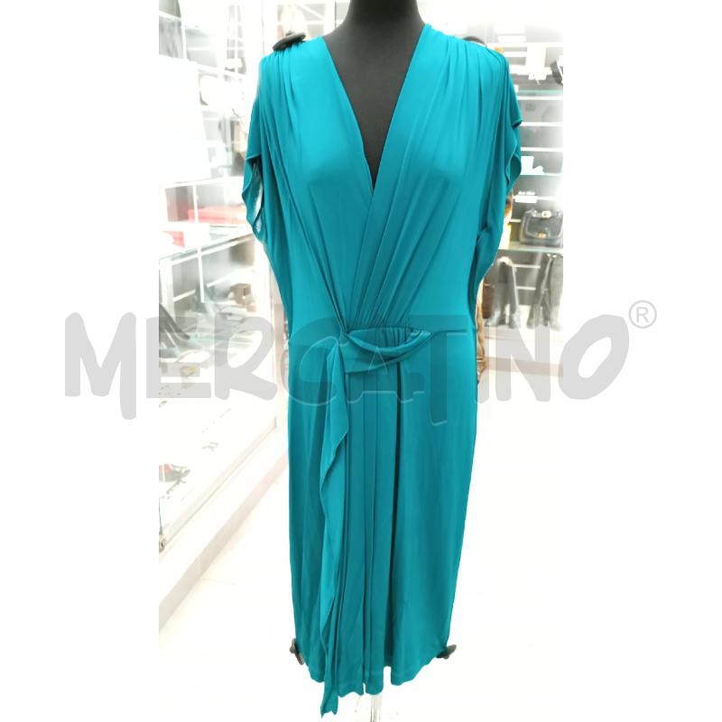 VESTITO D PHILOSOPHY DI ALBERTA FERRETTI ACQUA MARINA | Mercatino dell'Usato Roma viale tirreno 1