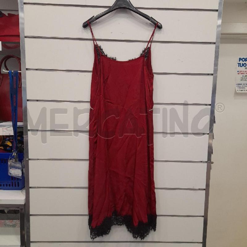 VESTITO D PINKO RSS SATIN LUNGO PIZZO NE  | Mercatino dell'Usato Roma viale tirreno 2