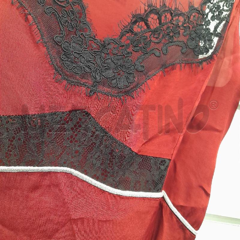 VESTITO D PINKO RSS SATIN LUNGO PIZZO NE  | Mercatino dell'Usato Roma viale tirreno 4