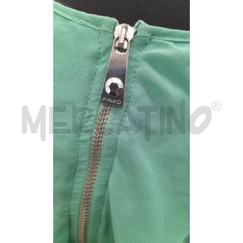 VESTITO D PINKO VER ACQUA BALZE SETA | Mercatino dell'Usato Roma viale tirreno 4