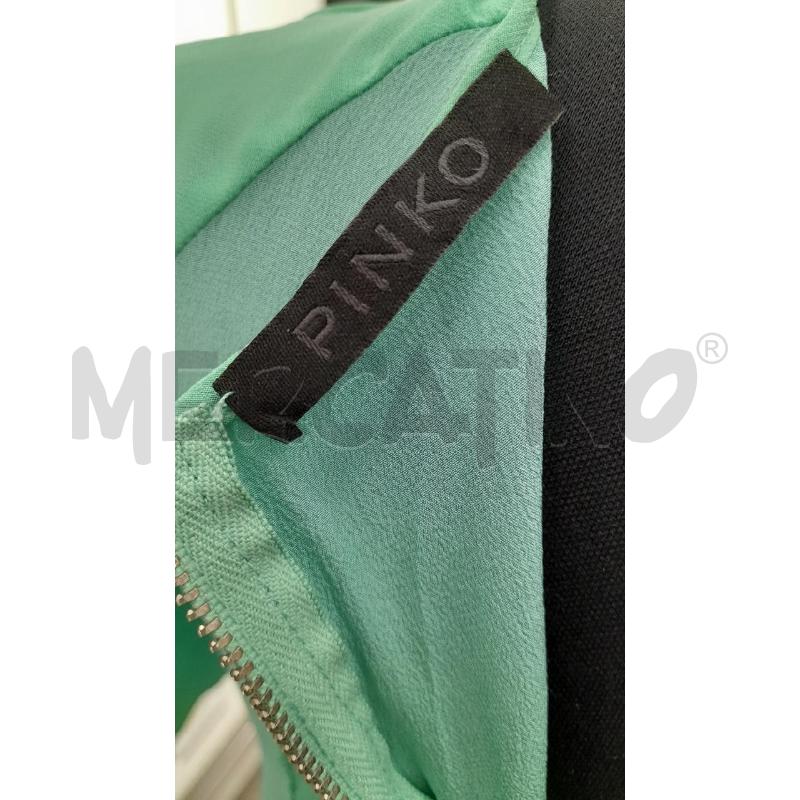 VESTITO D PINKO VER ACQUA BALZE SETA | Mercatino dell'Usato Roma viale tirreno 5