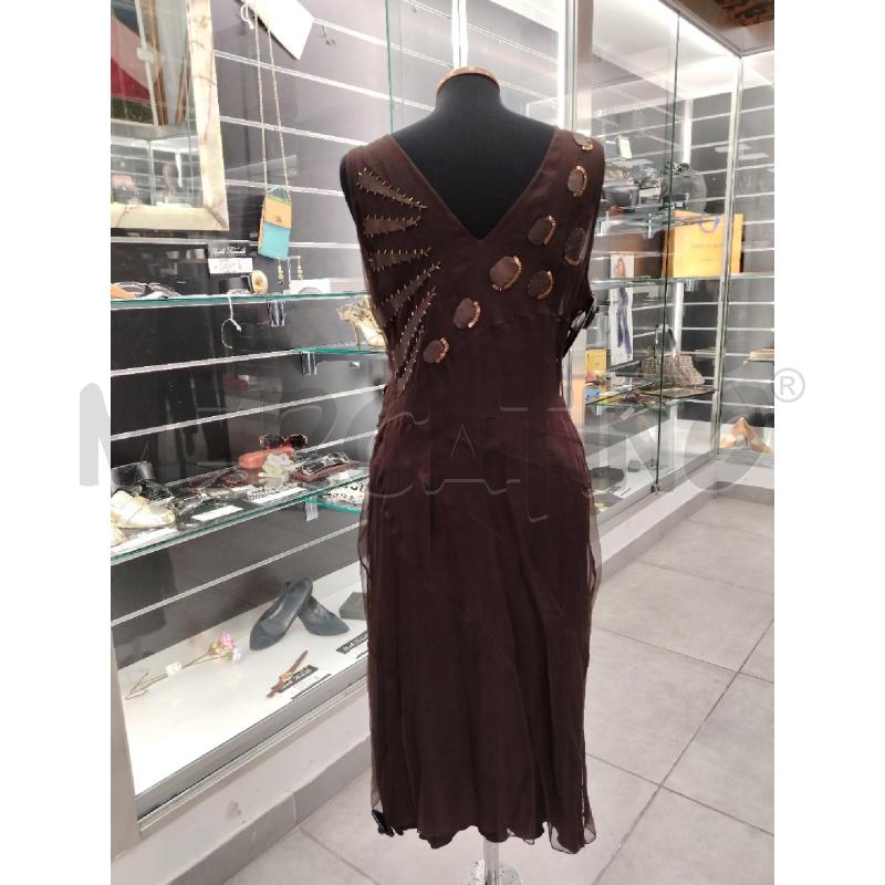VESTITO D ROBERTO CAVALLI MA VELATO PERLINE BARRE  | Mercatino dell'Usato Roma viale tirreno 2