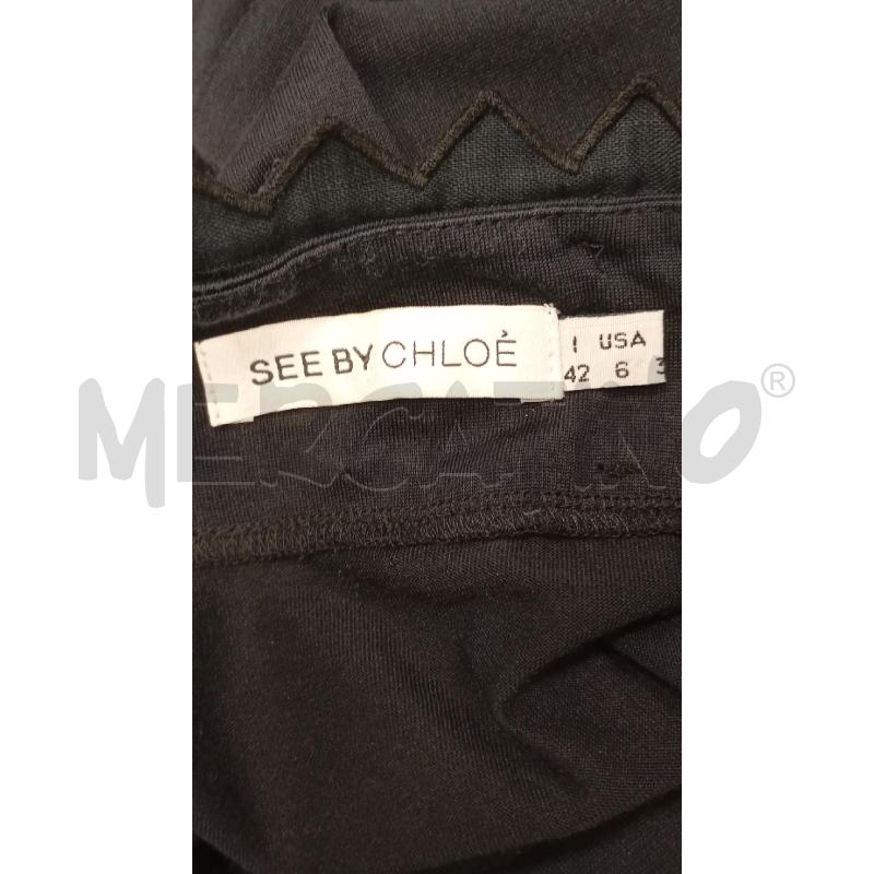 VESTITO D SEE BY CHLOE BL SCURO TONDINI NE  | Mercatino dell'Usato Roma viale tirreno 4