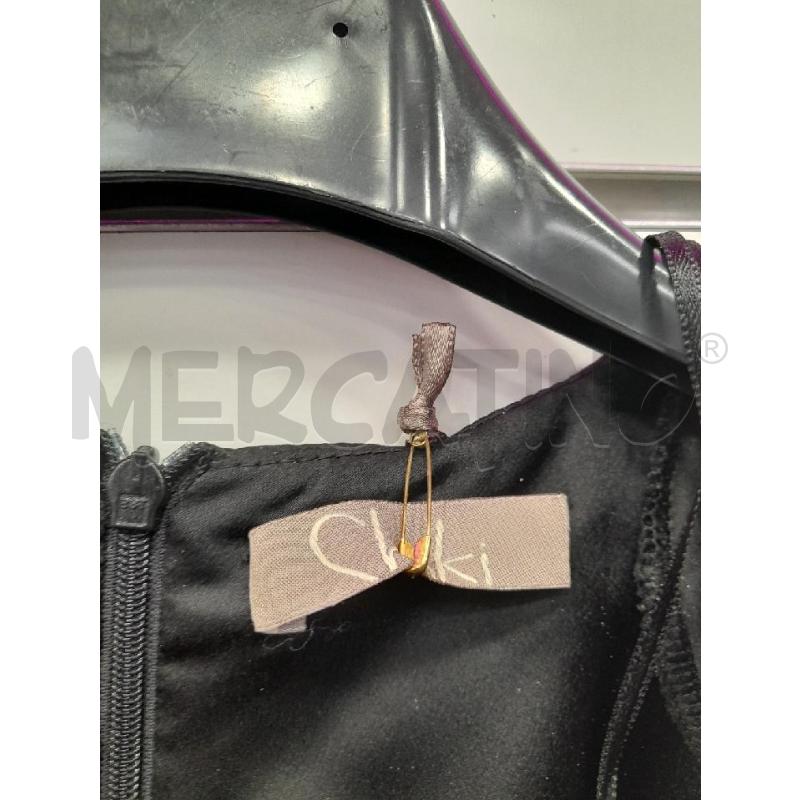 VESTITO D SHIKI  NE LUNGO SATIN SCOLLO V  | Mercatino dell'Usato Roma viale tirreno 3