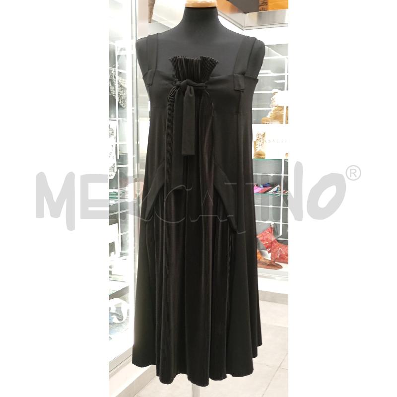 VESTITO D TADASHI NE PIEGHE FRONT  | Mercatino dell'Usato Roma viale tirreno 1